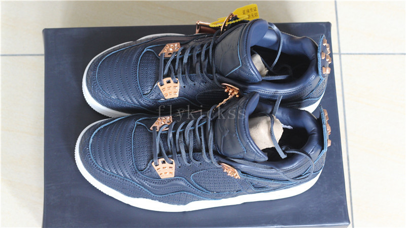 Authentic Air Jordan 4 Premium Obsidian Navy